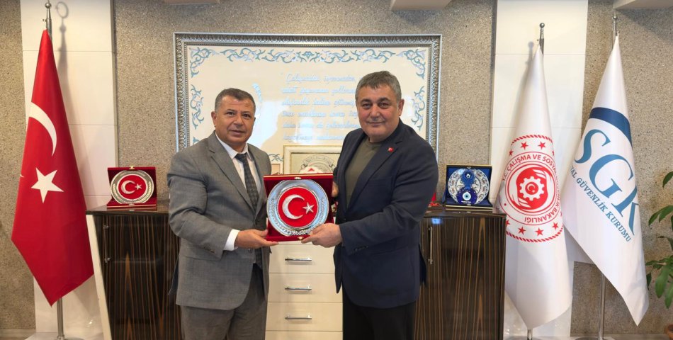 BAŞKAN YILDIRIM’DAN SGK İL MÜDÜRÜ TANRIÖVER’E İADE-İ ZİYARET