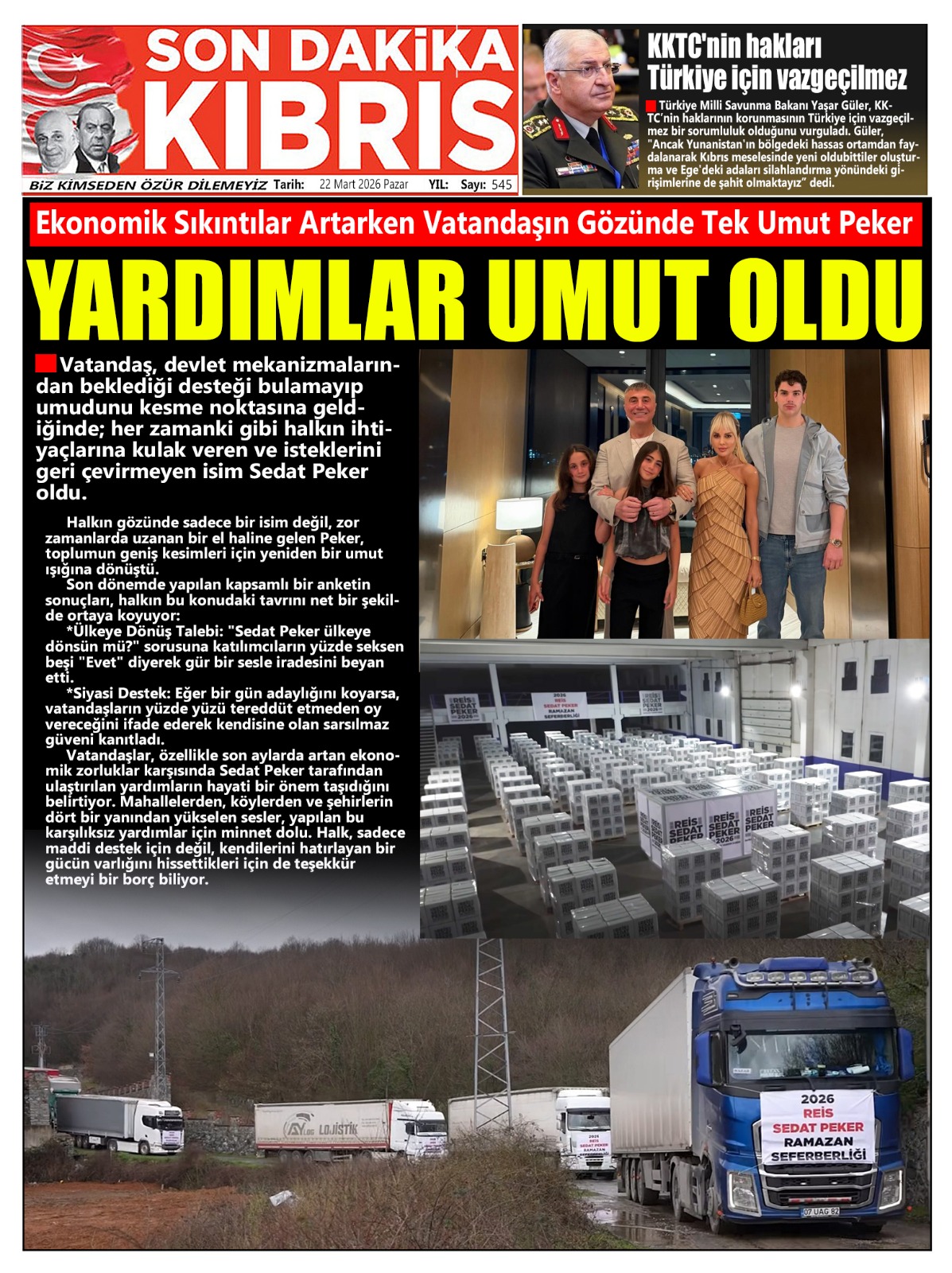 Ekonomik sıkıntılar artarken vatandaşın umudu yardımlar oldu