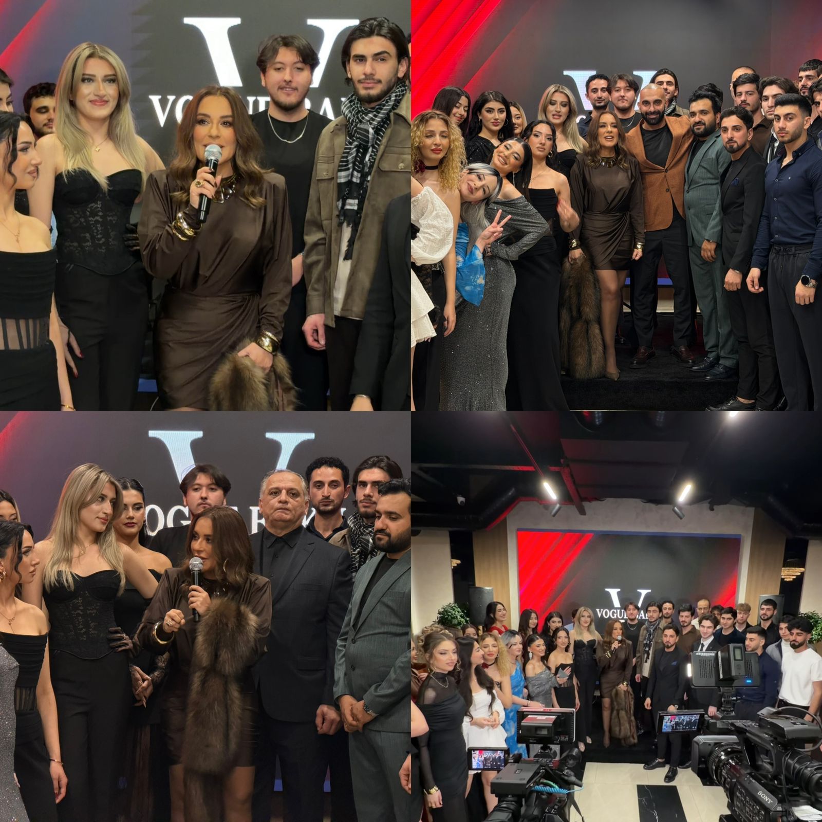 Halk Sanatçısı Tunzala Agayeva, "Bay ve Bayan Azerbaycan" güzellik yarışmasının finalistleriyle bir araya geldi