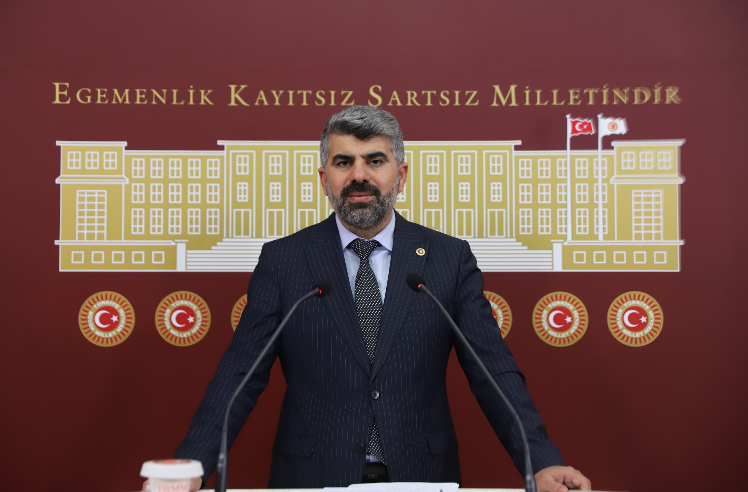 HÜDA PAR Milletvekili Dinç: Filistinli kardeşlerimizi katleden soykırımcı çifte vatandaşları yargılayalım
