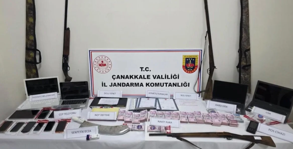 Çanakkale’de tefecilik operasyonu: 19 gözaltı