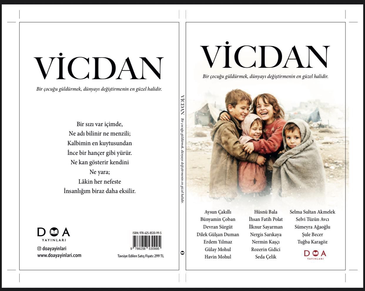 Vicdan” Kitabı Raflarda: 19 Yazar Tek Yürek Oldu, Gelir Çocuklara Umut Olacak!..