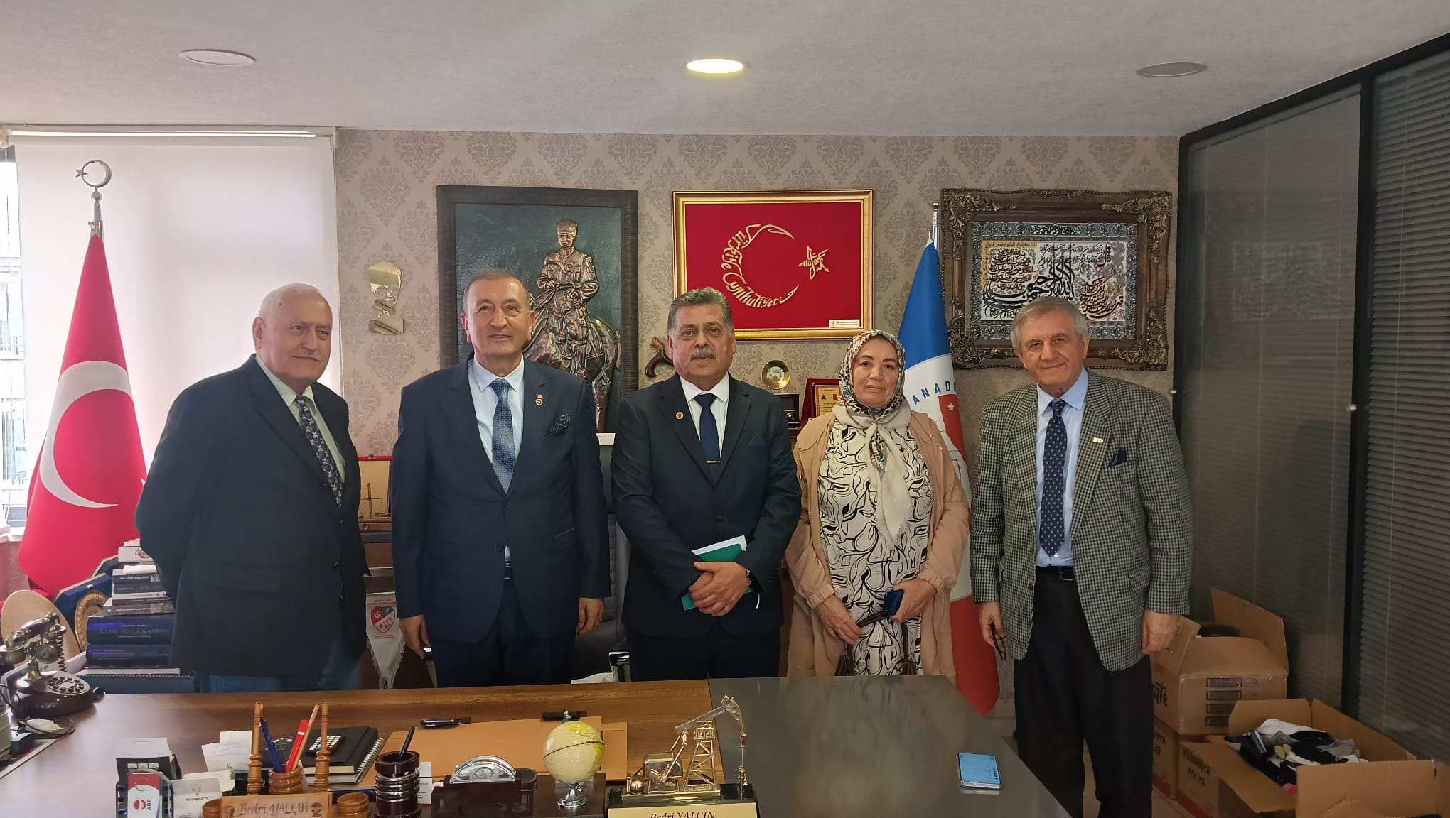 VATANSEVERLER PLATFORMU’NDAN TÜRKİYE İTTİFAKI ANADOLU BİRLİĞİ’NE ZİYARET