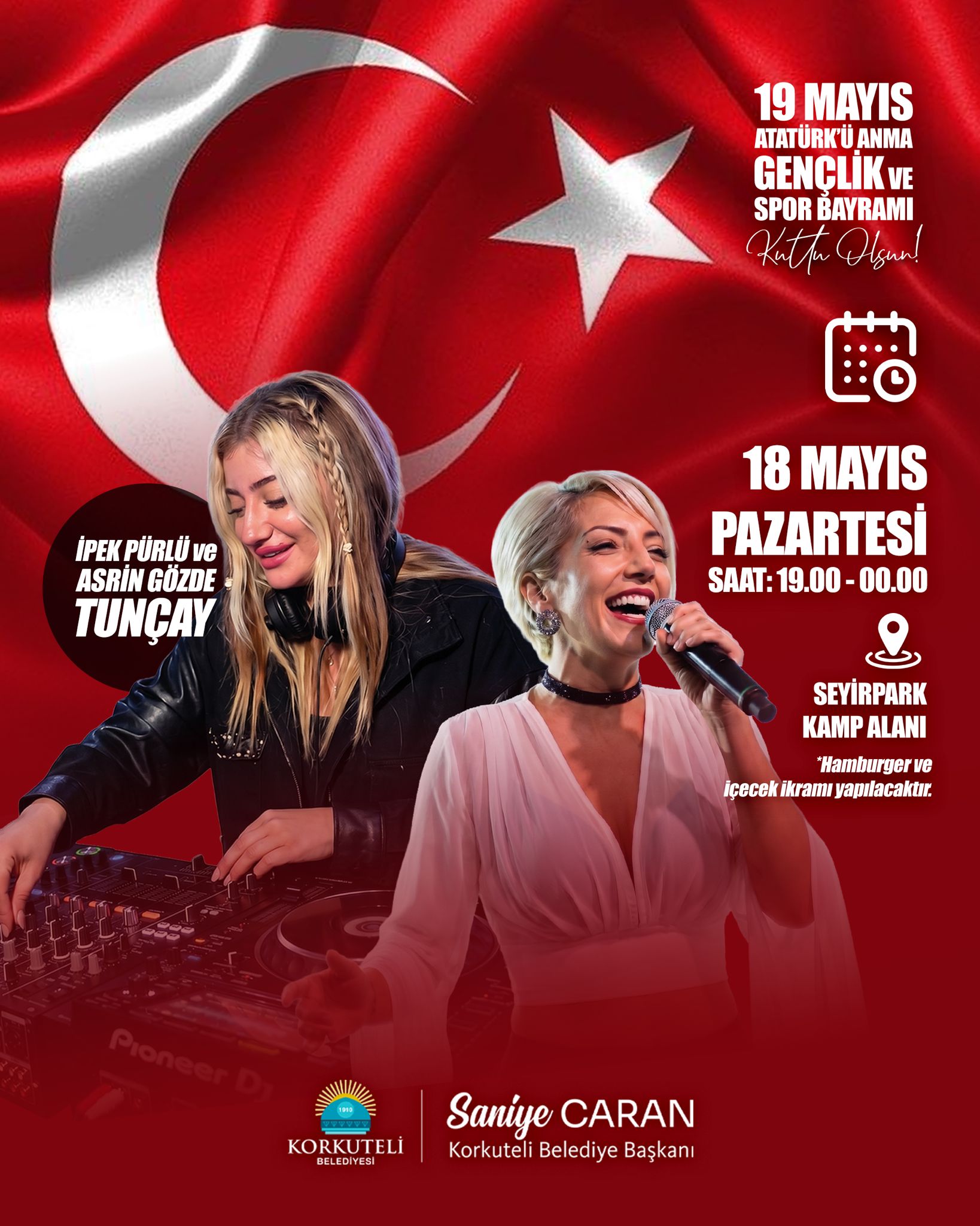 KORKUTELİ’DE SEYİRPARK KAMP ALANI’NDA MÜZİK VE EĞLENCE DOLU GENÇLİK BULUŞMASI