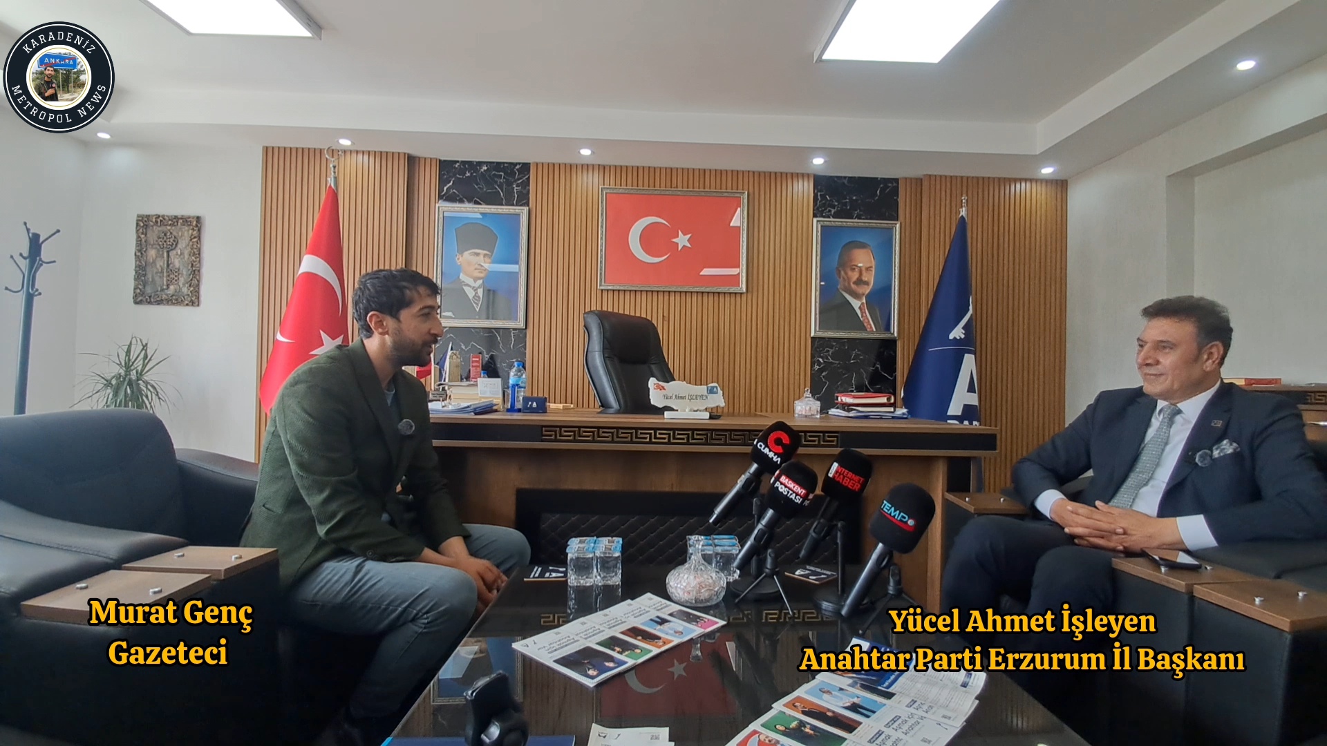 Anahtar Parti Erzurum İl Başkanı Yücel Ahmet İşleyen: “Görevlerde ehliyet ve liyakat esas alınacak”