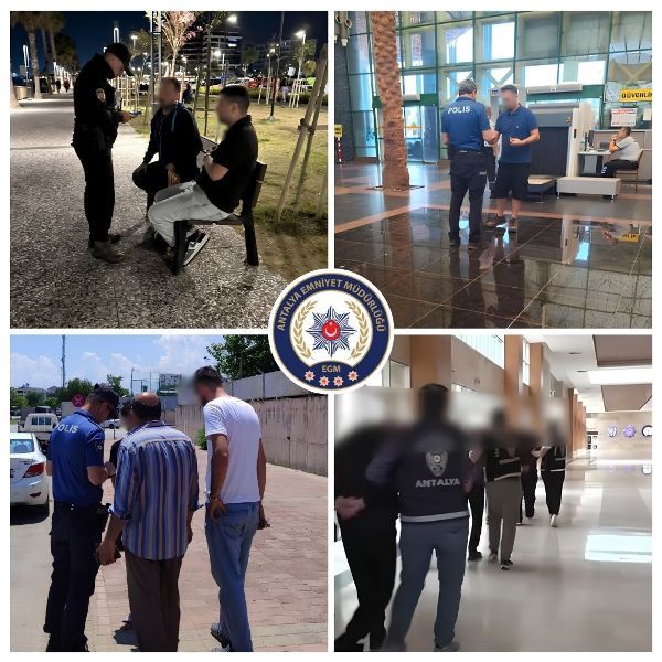 Antalya Geneli Asayiş Olaylarında 235 Şahıs Tutuklandı 