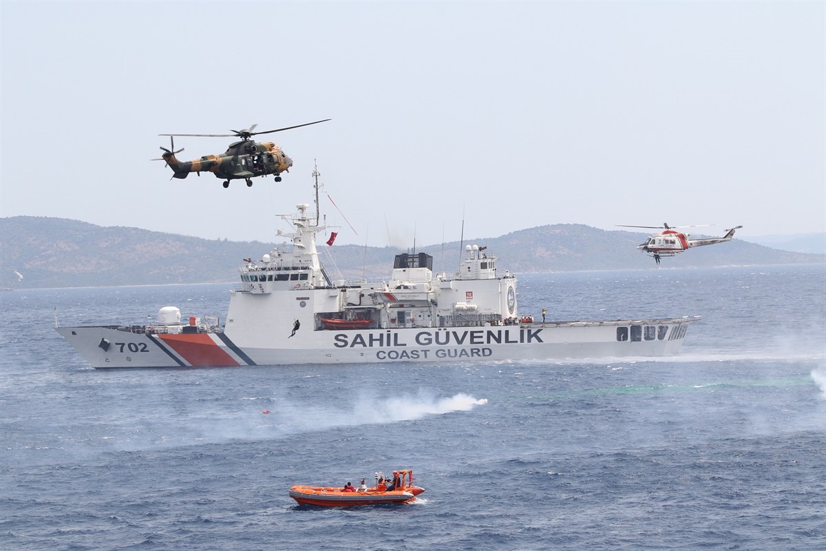 Sahil Güvenlik Komutanlığı tarafından Deniz Aslanı - 2026 Arama Kurtarma Davet Tatbikatı