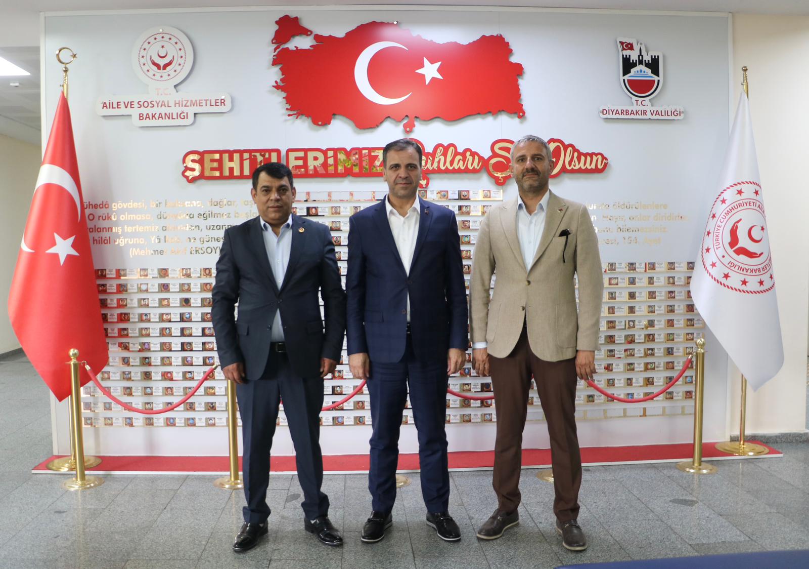 BBP Diyarbakır İl Başkanı Mehmet Çiçek ve BBP Elazığ İl Başkanı Ömer Ertan’dan İl Müdürü Ali Said Çeçen’e ziyaret