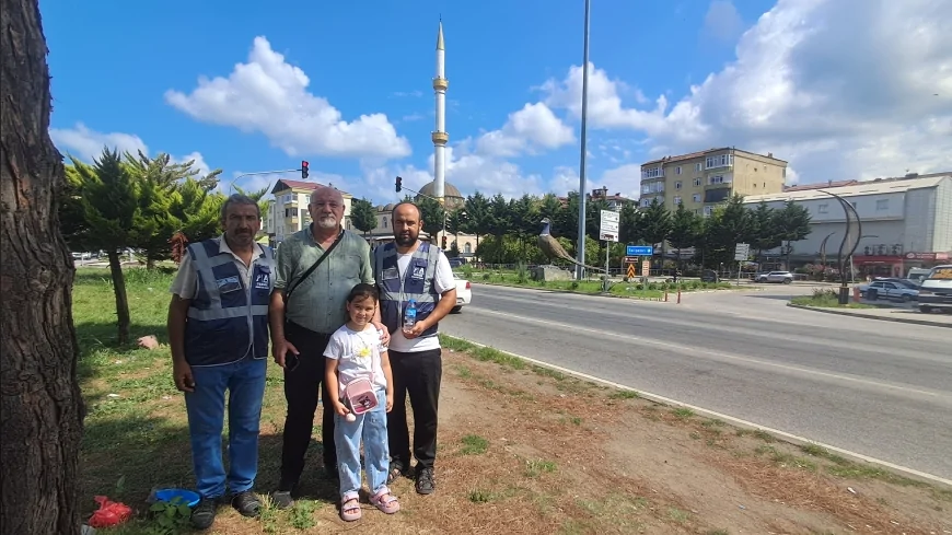 Anahtar Parti Terme İlçe Yönetiminden Sıcak Havada Anlamlı Etkinlik: “Su Hayattır”