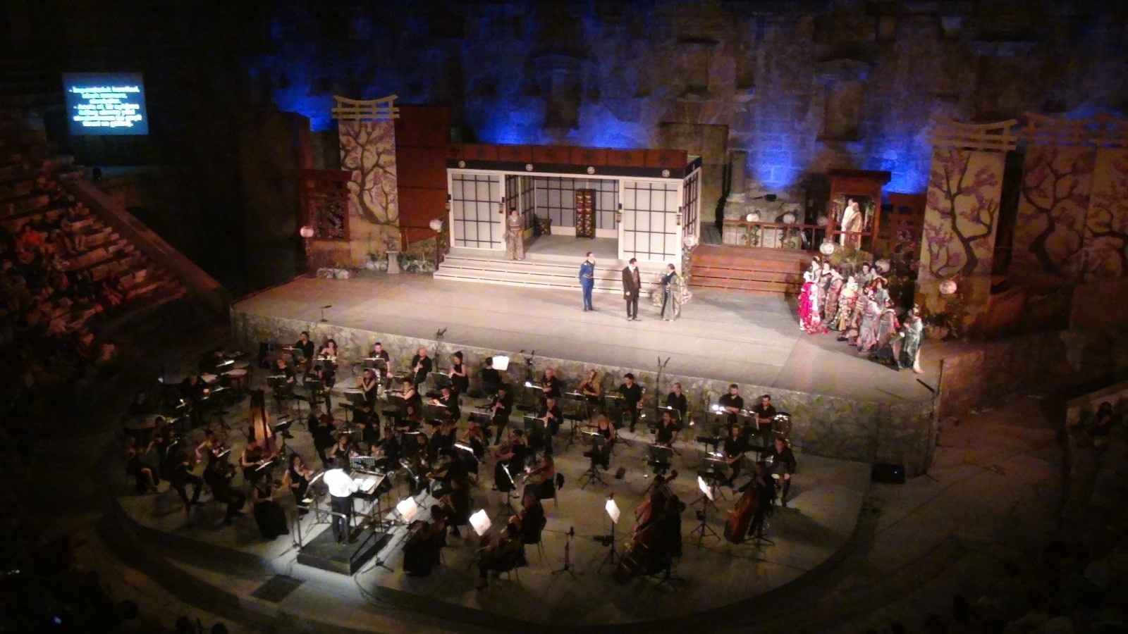 28. Uluslararası Aspendos Opera ve Bale Festivali’nde "Madama Butterfly" oyunu sergilendi