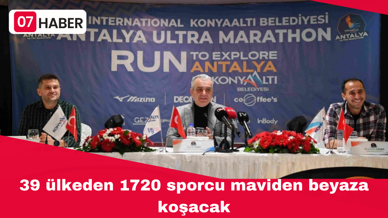 39 ülkeden 1720 sporcu maviden beyaza koşacak