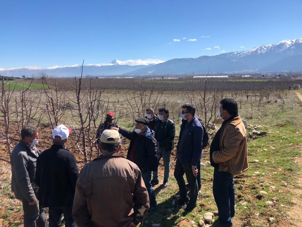 7 ilçe 14 mahallede tarımsal hizmet eğitimi