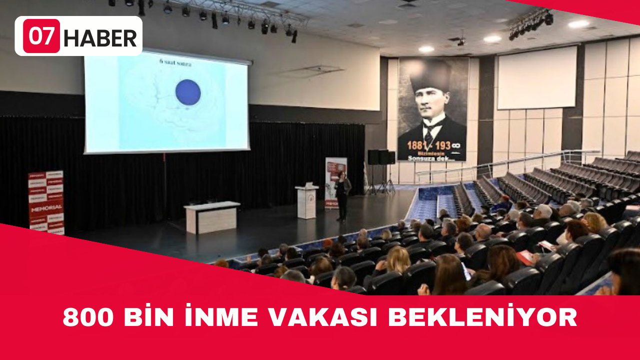 800 BİN İNME VAKASI BEKLENİYOR