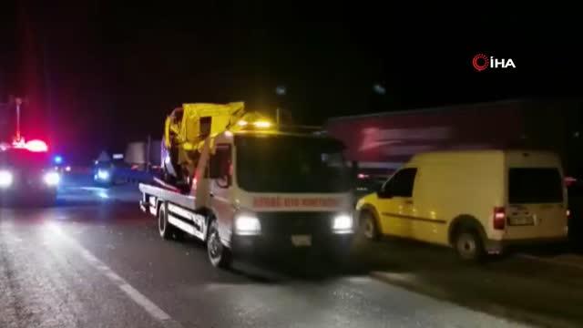  Afyonkarahisar-Antalya karayolunda kaza 1 ölü 2 yaralı