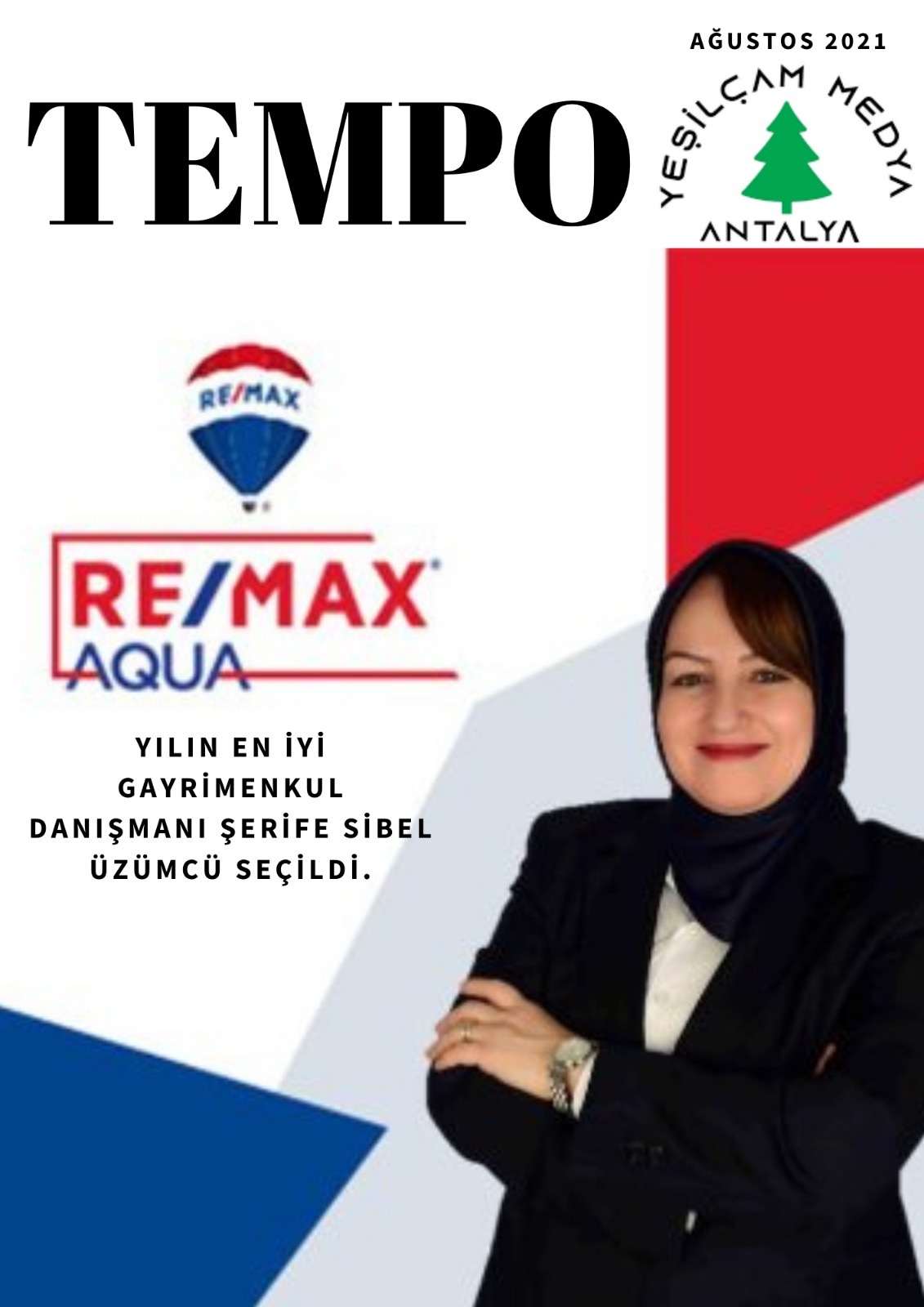 AKDENİZ ÖDÜLLERİ GECESİNDE EN İYİ EMLAK GAYRİMENKUL DANIŞMANLIĞI ÖDÜLÜ REMAX AQUA KONYAALTI/ANTALYA ŞERİFE SİBEL ÜZÜMCÜ’YE VERİLDİ