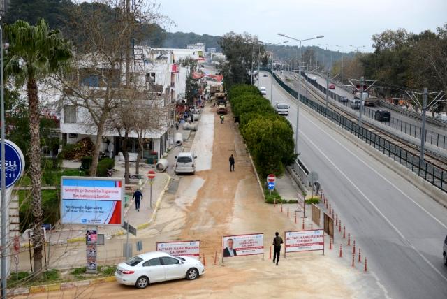 Aksu'daki kanalizasyon problemi çözüldü