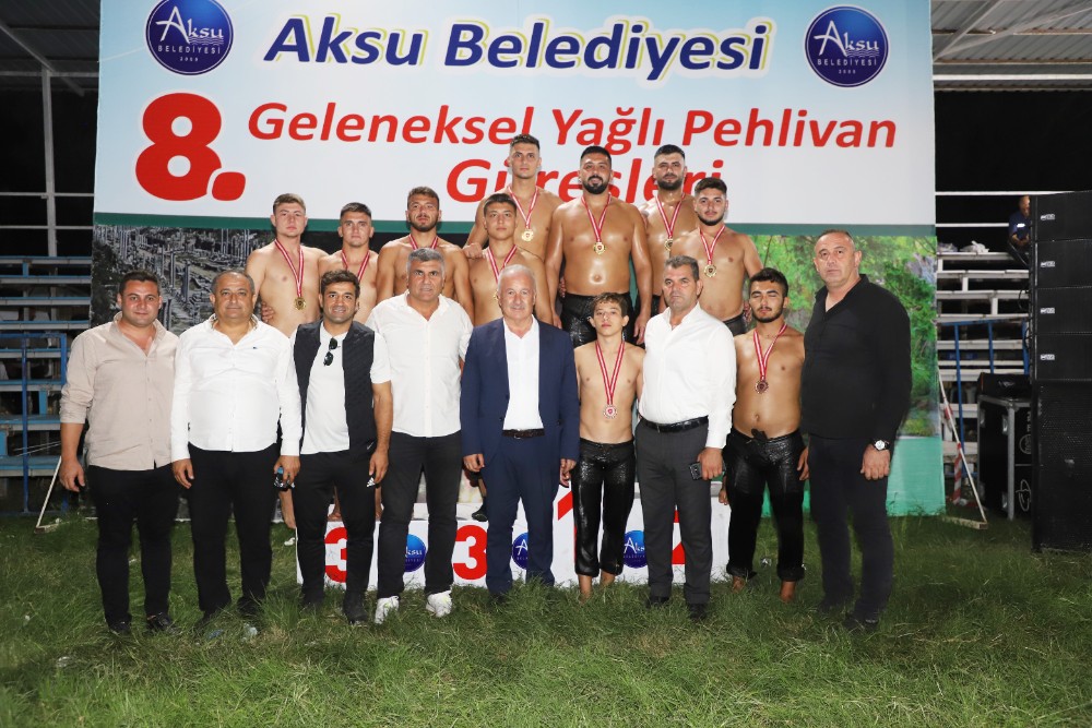 AKSU GÜREŞ TAKIMI, TAKIM HALİNDE BİRİNCİ OLDU