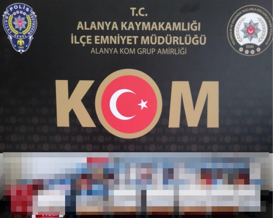 Alanya’da kaçak tütün operasyonu