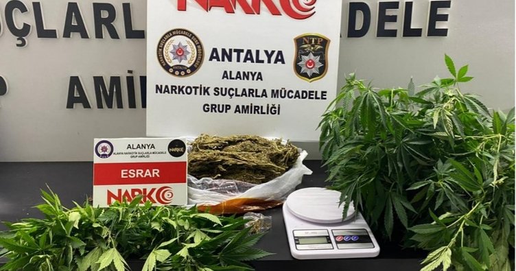 Alanya’da tüpçü uyuşturucu ticaretinden tutuklandı