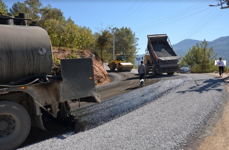 ALANYA ÜZÜMLÜ YOLU ASFALTLANDI