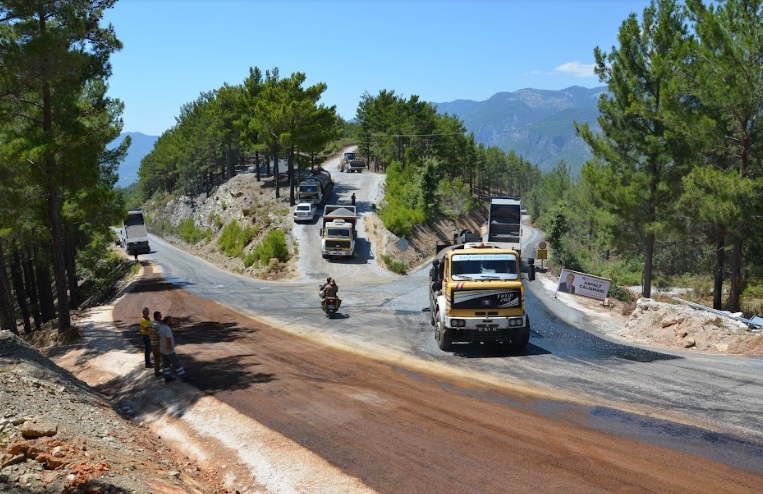 ALANYA YALÇI VE GÜMÜŞKAVAK YOLLARI ASFALTLANDI