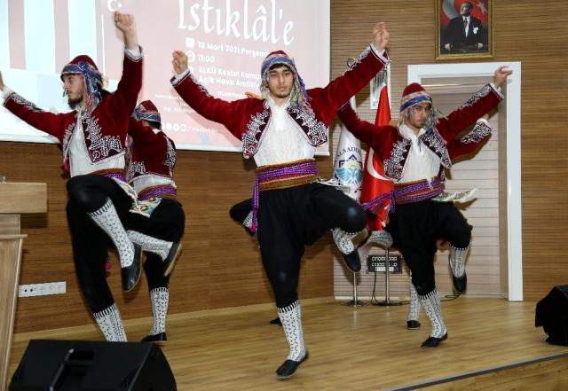 ALKÜ 18 Mart Şehitleri Anma Günü ve Çanakkale Deniz Zaferi'nin 106'ncı yıl dönümünü  kutladı