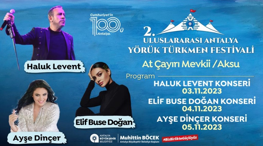 Antalya Büyükşehir Belediyesi Yörük Türkmen Festivali başlıyor