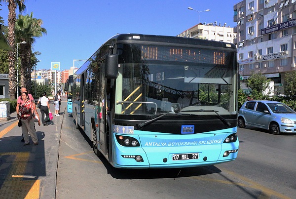 Antalya'da Kurban Bayramı'nda ulaşım 4 gün boyunca ücretsiz olacak