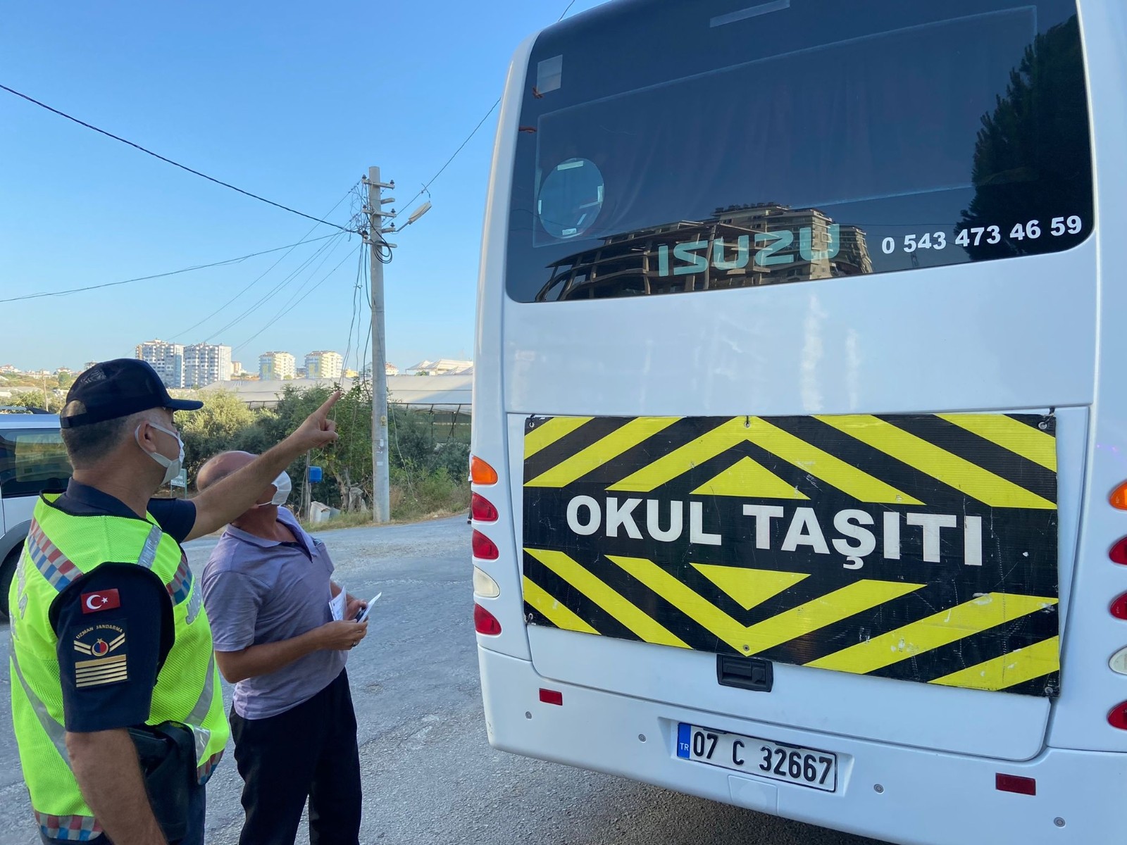 Antalya'da okul servis araçları denetimleri yapıldı