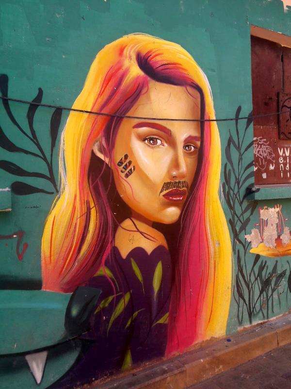 Antalya'da sokak ressamını sinirlendiren hareket