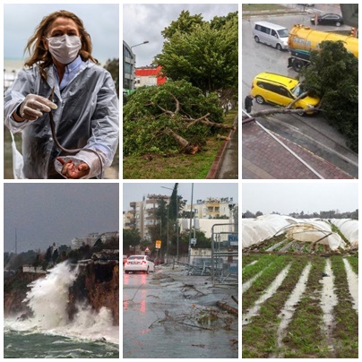 ANTALYA'DA YAĞMUR VE FIRTINANIN ÖZETİ