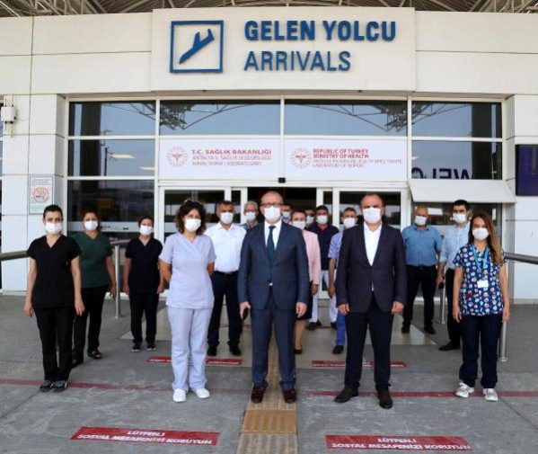 Antalya Havalimanı'nda test merkezi hizmete girdi