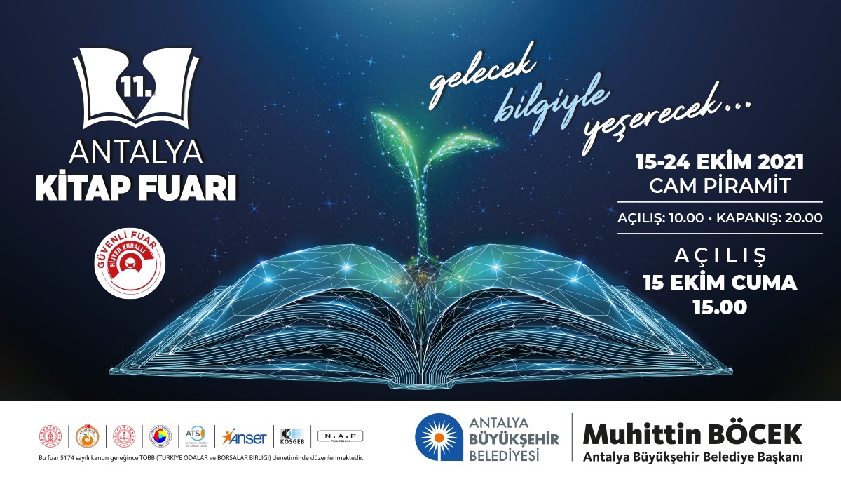 Antalya Kitap Fuarı 15 Ekim'de kapılarını açmaya hazırlanıyor