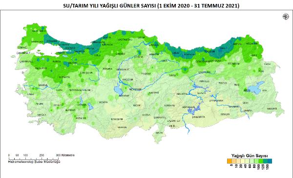 Antalya Meteoroloji Genel Müdürlüğü’nün temmuz ayı yağış raporu açıklandı