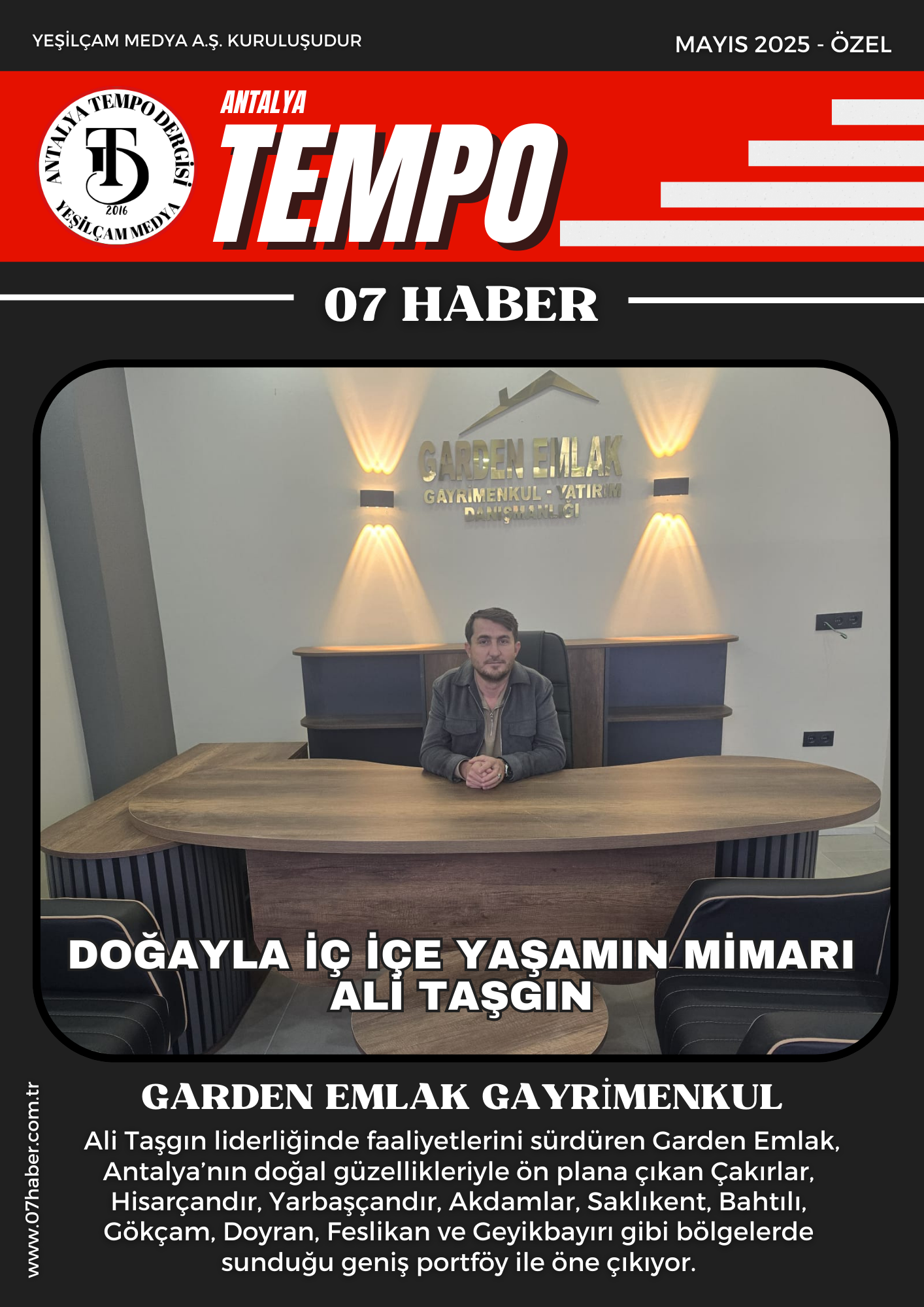 ANTALYA TEMPO DERGİSİ MAYIS 2025 ÖZEL SAYISI
