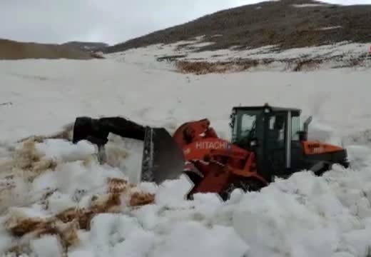 Antalya yaylalarında mayıs ayında karla mücadele çalışması yapıldı