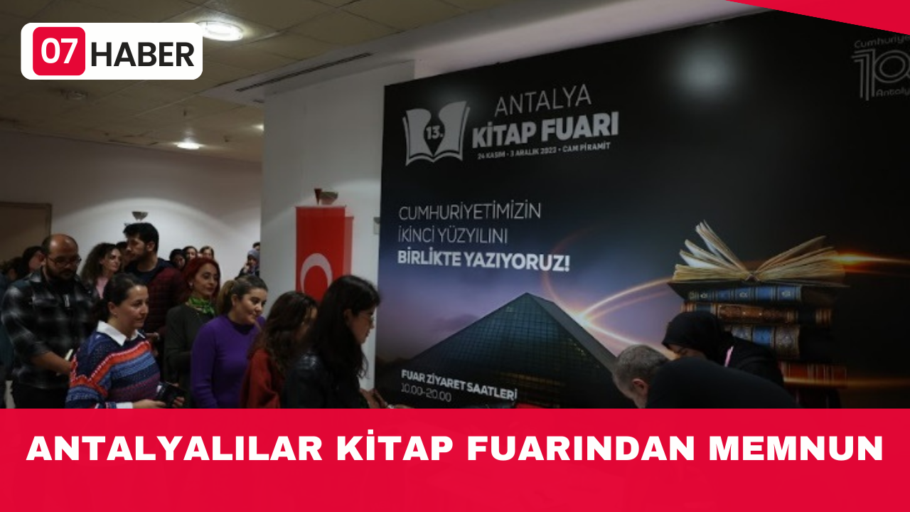 ANTALYALILAR KİTAP FUARINDAN MEMNUN