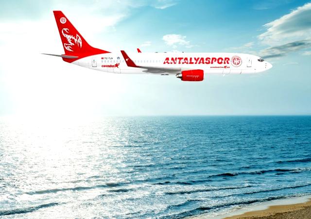 Antalyaspor için özel takım uçağı
