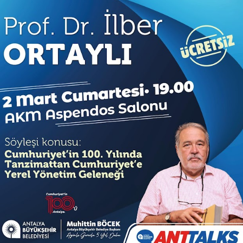 ANTTALKS’ın konuğu İlber Ortaylı