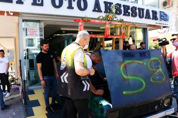 Aracın bagajında mangal yakan sürücüye ve araç sahibine para cezası uygulandı