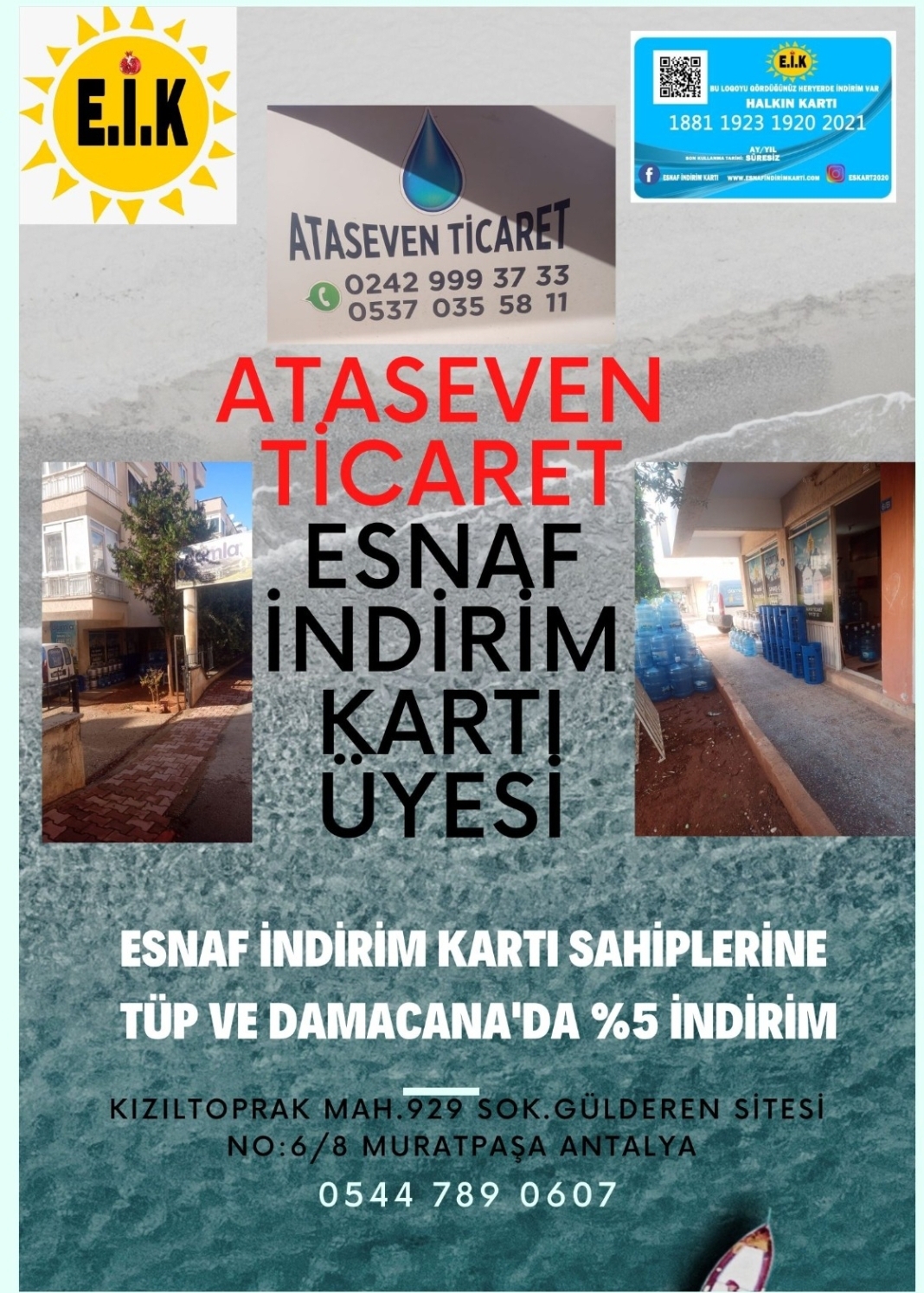 ATASEVEN TİCARET ESNAF İNDİRİM KART ÜYESİ