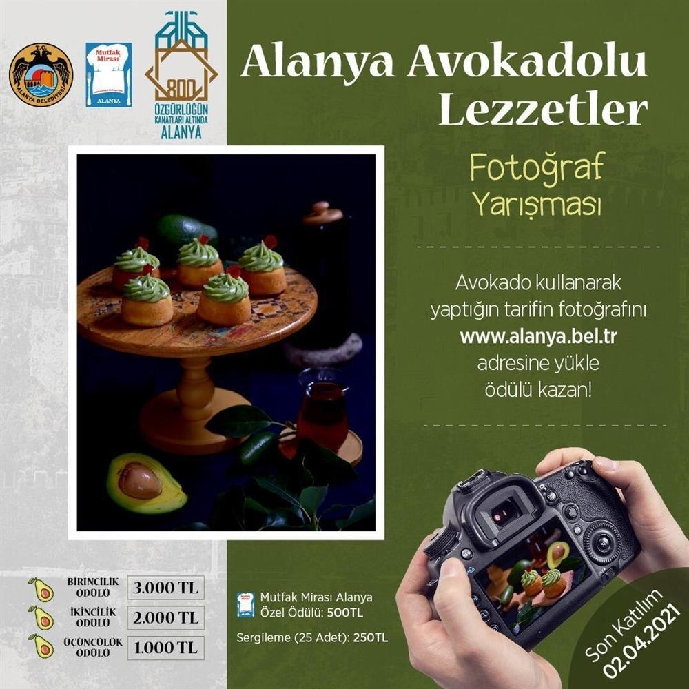 Avokadolu lezzetler fotoğraf yarışması başlıyor