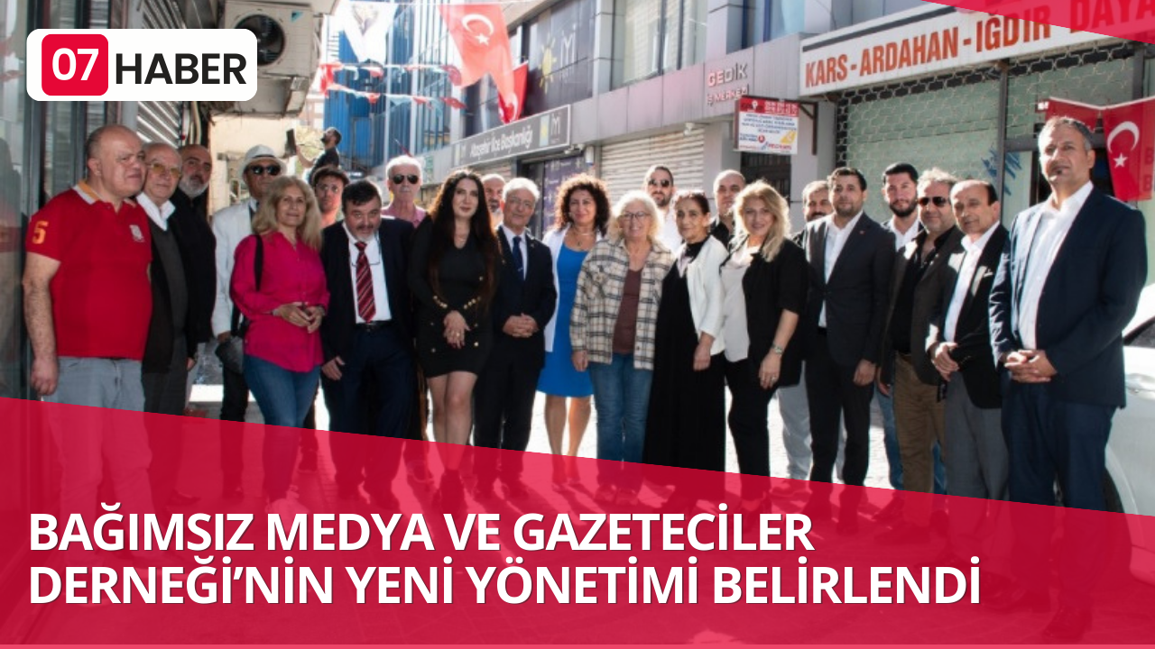 BAĞIMSIZ MEDYA VE GAZETECİLER DERNEĞİ’NİN YENİ YÖNETİMİ BELİRLENDİ