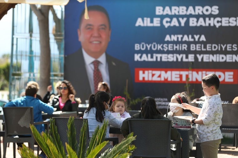 BARBAROS ÇAY BAHÇESİ YENİLENEN YÜZÜYLE HİZMETTE