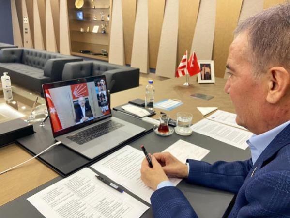 Başkan Böcek, Kılıçdaroğlu başkanlığındaki toplantıya katıldı