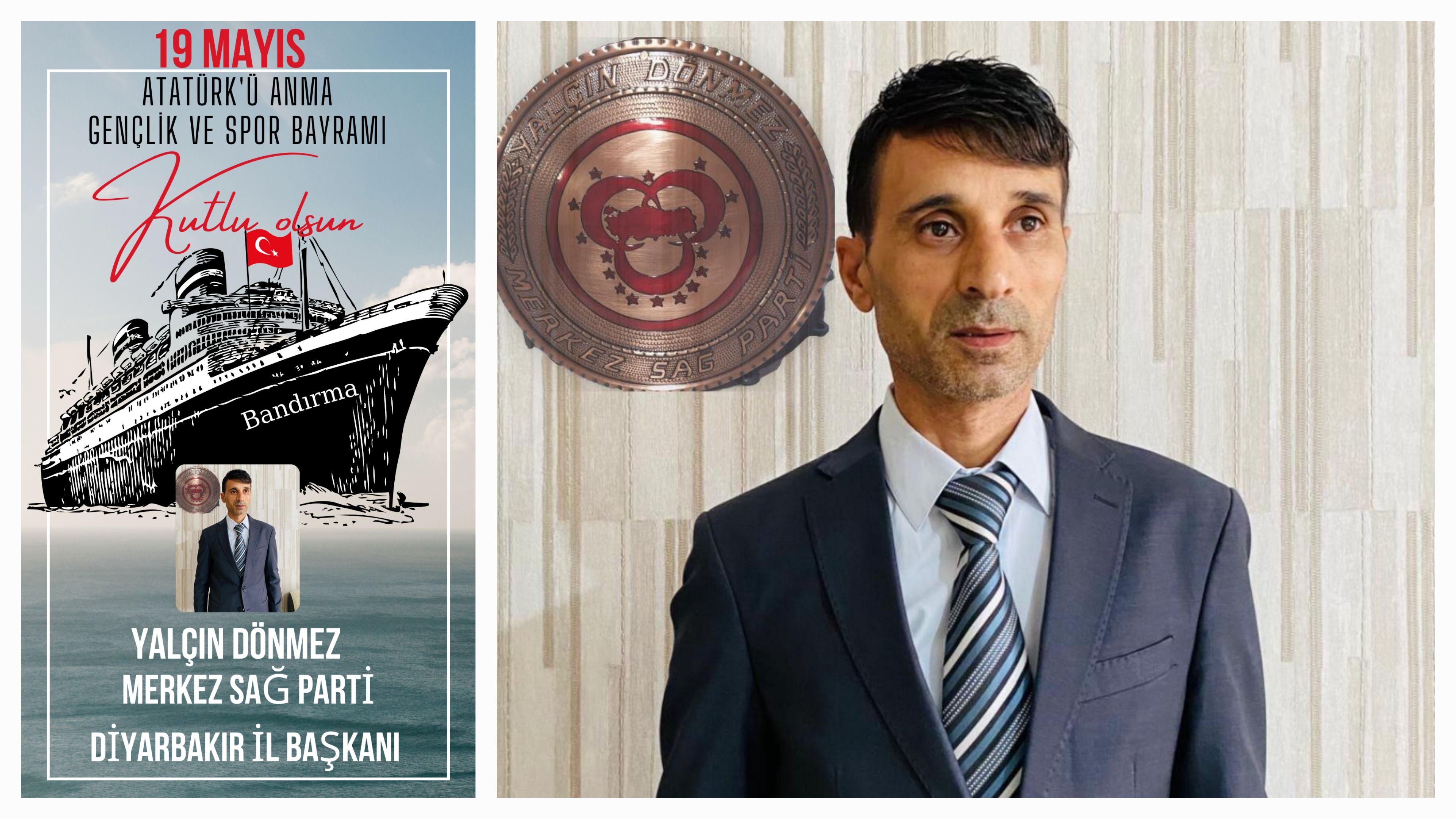 Başkan Yalçın Dönmez 19 Mayıs Atatürk’ü Anma, Gençlik ve Spor Bayramı Mesajı Paylaştı