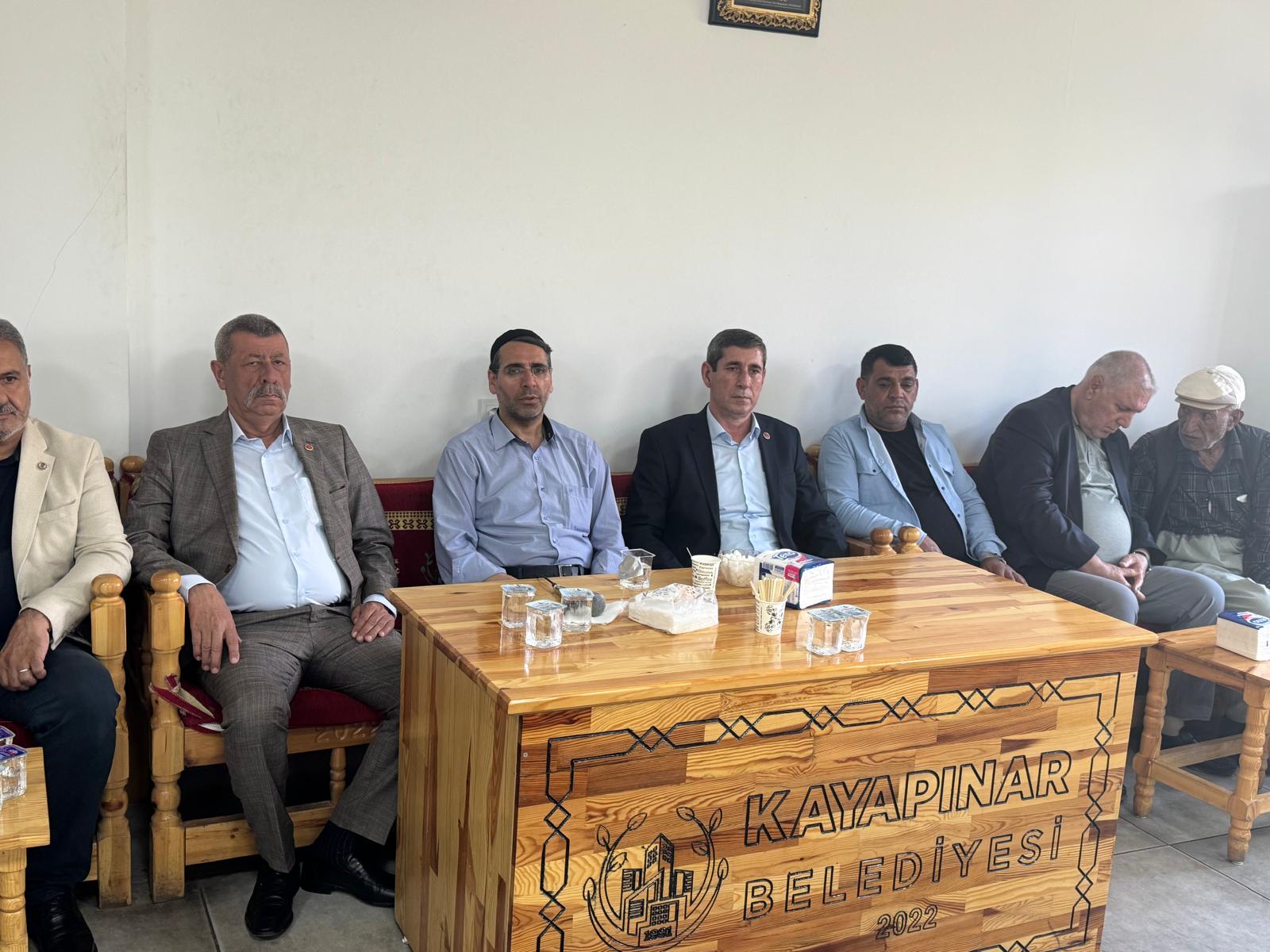 BBP MKYK Üyesi Recep Er ve BBP Kayapınar Belediye Başkan Adayı Mehmet Çiçek’ten Taziye Ziyareti