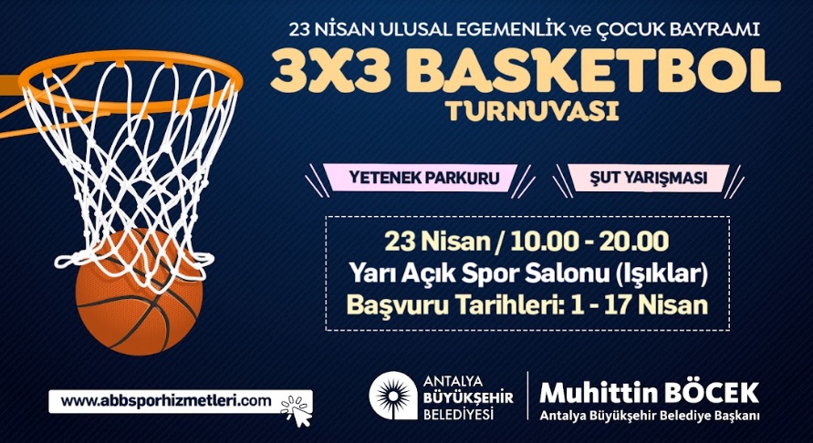 BÜYÜKŞEHİR 23 NİSAN BASKETBOL TURNUVASI DÜZENLİYOR