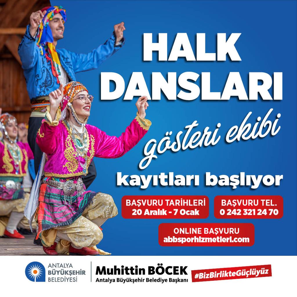 Büyükşehir Belediyesi gençlerden Halk Dansları Gösteri Ekibi kuruyor