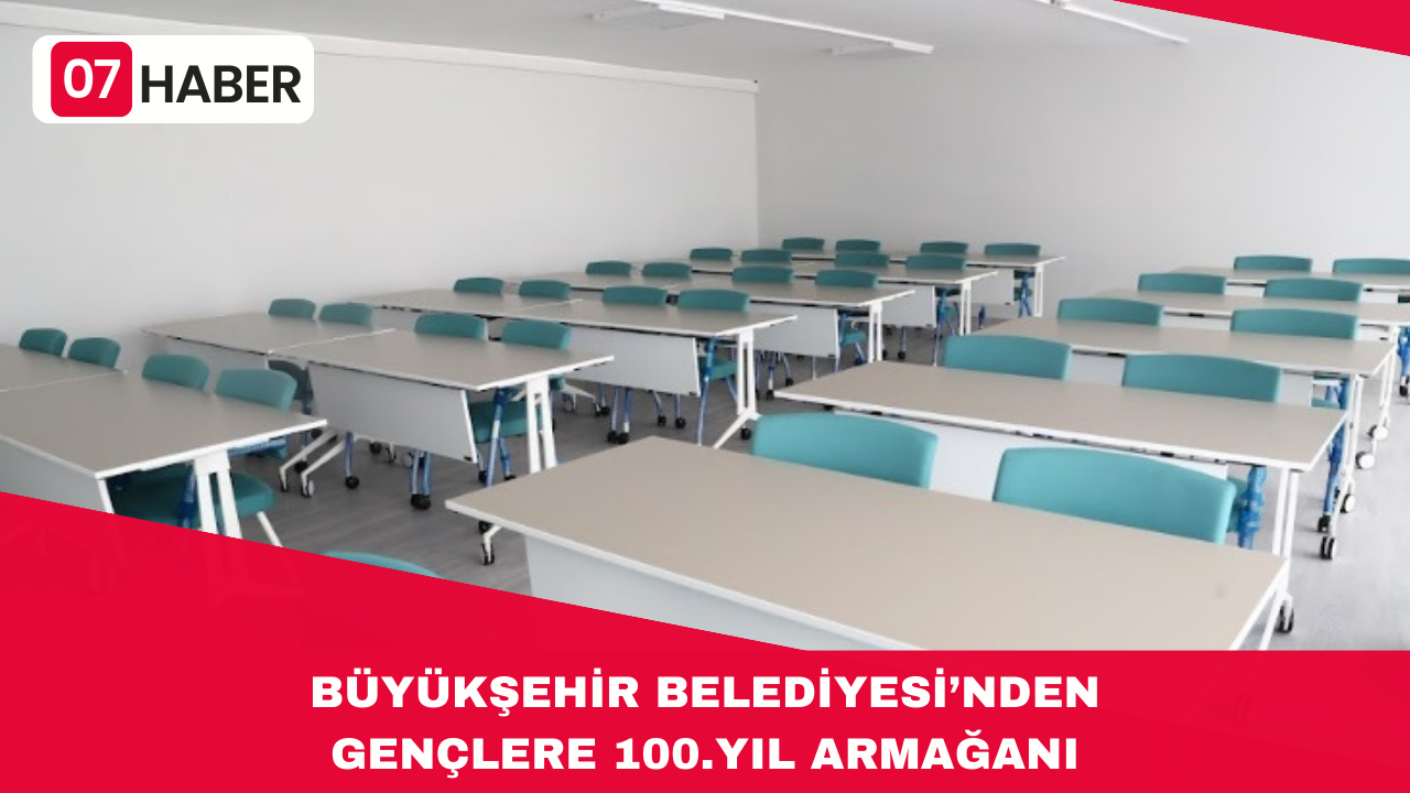 BÜYÜKŞEHİR BELEDİYESİ’NDEN GENÇLERE 100.YIL ARMAĞANI